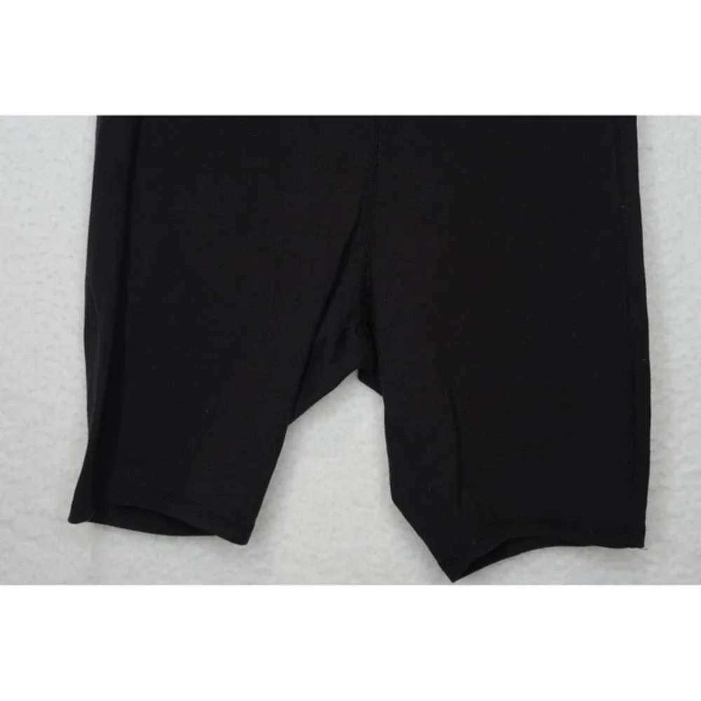 Tommy Hilfiger Women's Black High Waisted Biker Shorts‎ Sz M Lightweight Outdoor